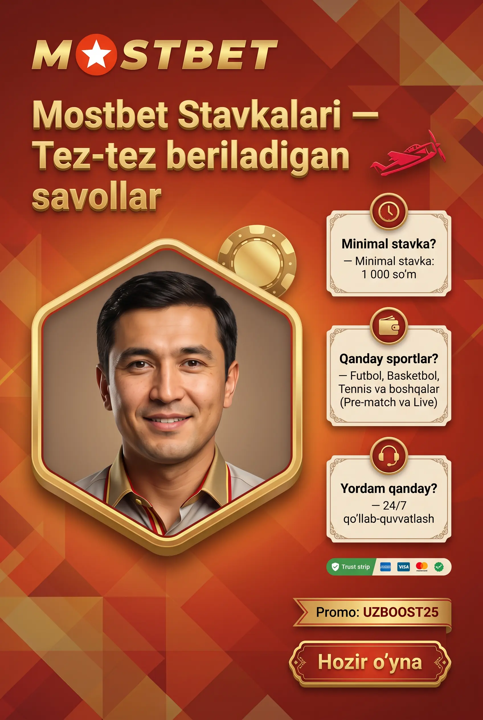 Mostbet stavkalari tez-tez beriladigan savollar
